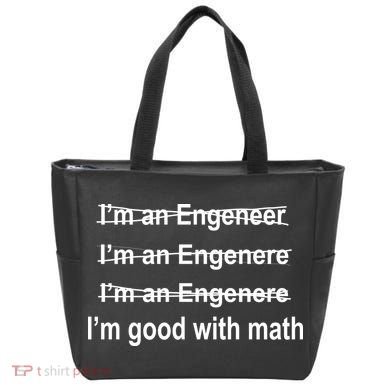 I'm Good With Math Engineer Tote Bag