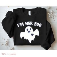I'm Her Boo Matching Halloween Sweatshirt thumb 2