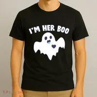 I'm Her Boo Matching Halloween T-Shirt thumb 3