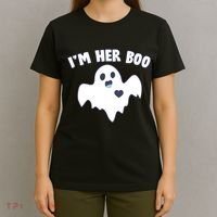 I'm Her Boo Matching Halloween T-Shirt thumb 4