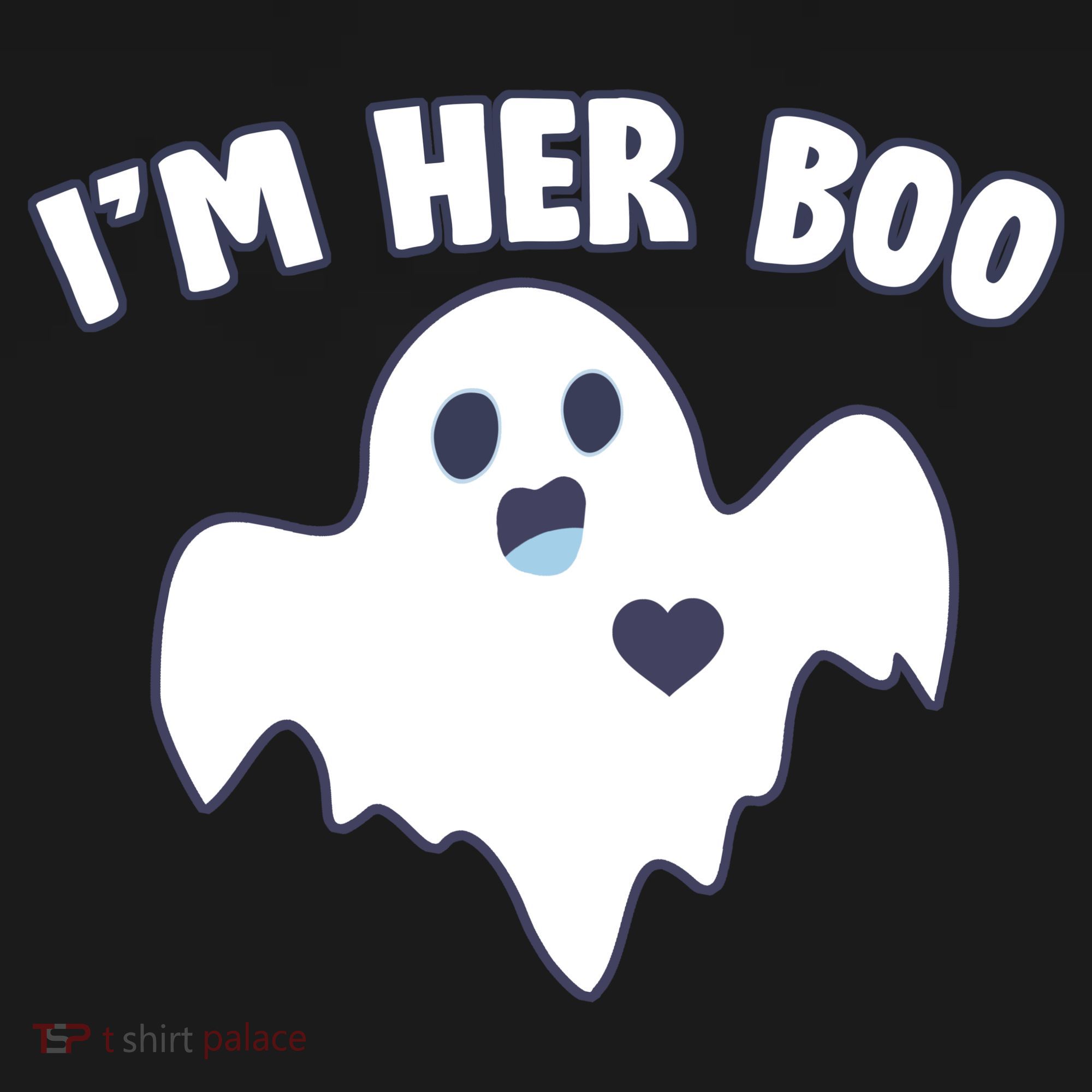 I'm Her Boo Matching Halloween Button