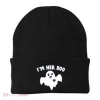 I'm Her Boo Matching Halloween Beanie thumb 0