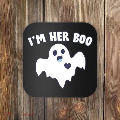 I'm Her Boo Matching Halloween Coaster