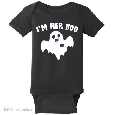 I'm Her Boo Matching Halloween Baby Bodysuit
