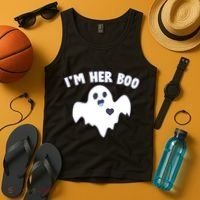 I'm Her Boo Matching Halloween Tank Top thumb 4