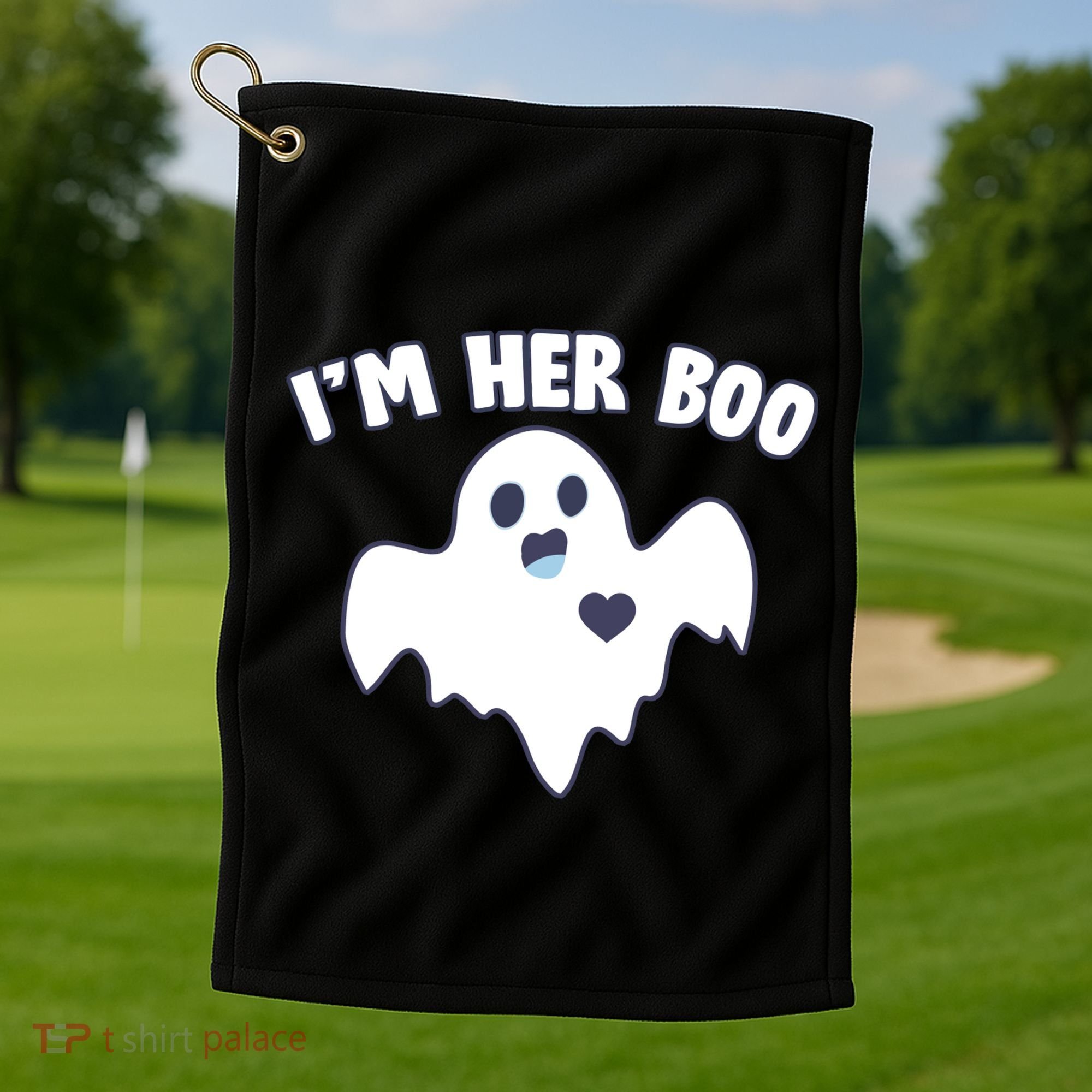 I'm Her Boo Matching Halloween Golf Towel