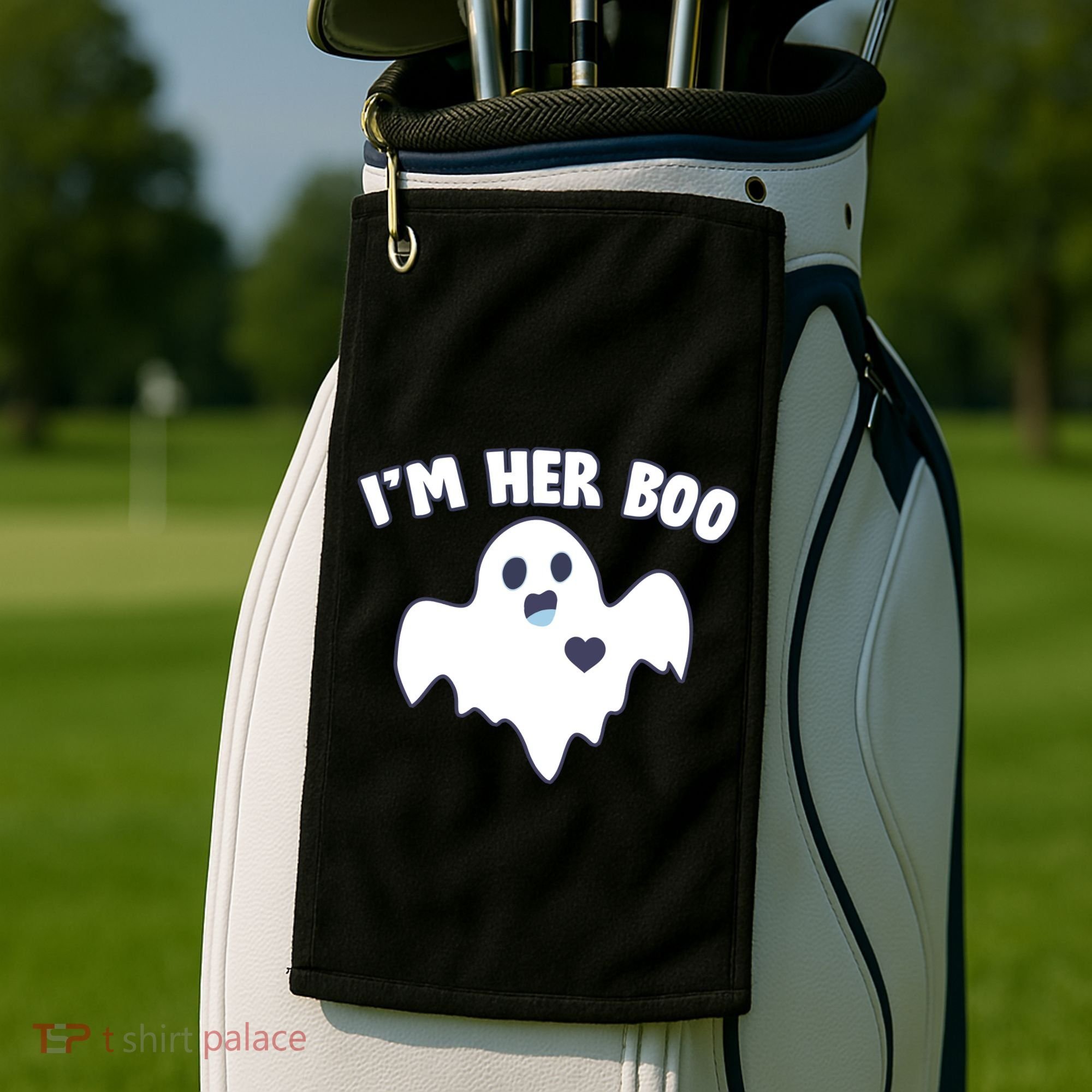 I'm Her Boo Matching Halloween Golf Towel