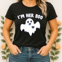 I'm Her Boo Matching Halloween Women's T-Shirt thumb 2