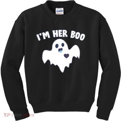 I'm Her Boo Matching Halloween Kids Sweatshirt