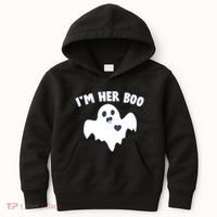 I'm Her Boo Matching Halloween Kids Hoodie thumb 0