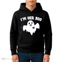 I'm Her Boo Matching Halloween Kids Hoodie thumb 4