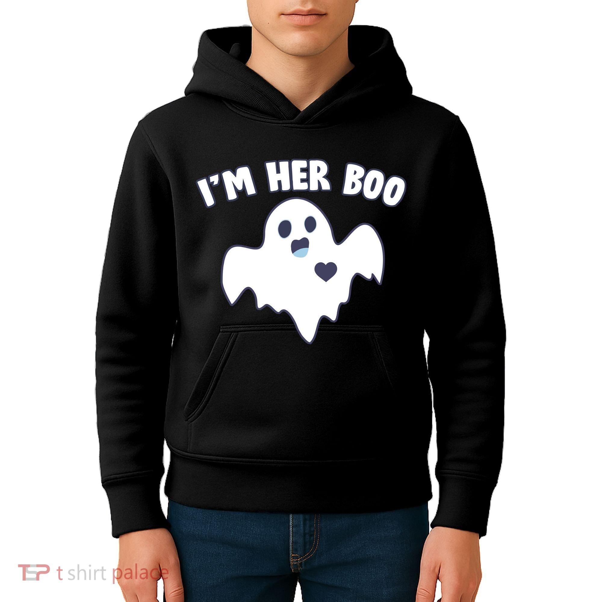I'm Her Boo Matching Halloween Kids Hoodie
