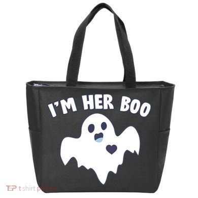 I'm Her Boo Matching Halloween Tote Bag