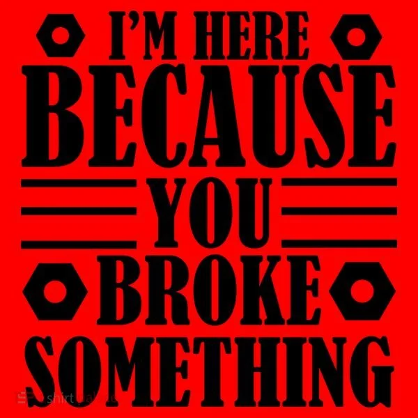 I'm Here Because You Broke Something Santa Hat