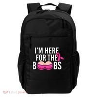 I'm Here For The Boobs Breast Cancer Backpack thumb 0