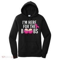 I'm Here For The Boobs Breast Cancer Women's Hoodie thumb 0