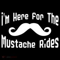 I'm Here For The Mustache Rides Women's Long Sleeve Shirt thumb 2