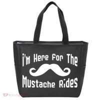 I'm Here For The Mustache Rides Tote Bag thumb 0