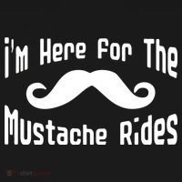 I'm Here For The Mustache Rides Tote Bag thumb 4