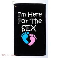 I'm Here For The Sex Golf Towel thumb 0
