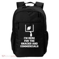 I'm Here For The Snacks And Commercials Backpack thumb 0
