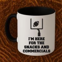 I'm Here For The Snacks And Commercials Coffee Mug thumb 2