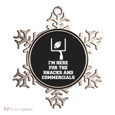 I'm Here For The Snacks And Commercials Ornament