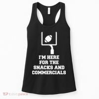 I'm Here For The Snacks And Commercials Women's Tank Top thumb 0