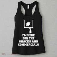 I'm Here For The Snacks And Commercials Women's Tank Top thumb 3