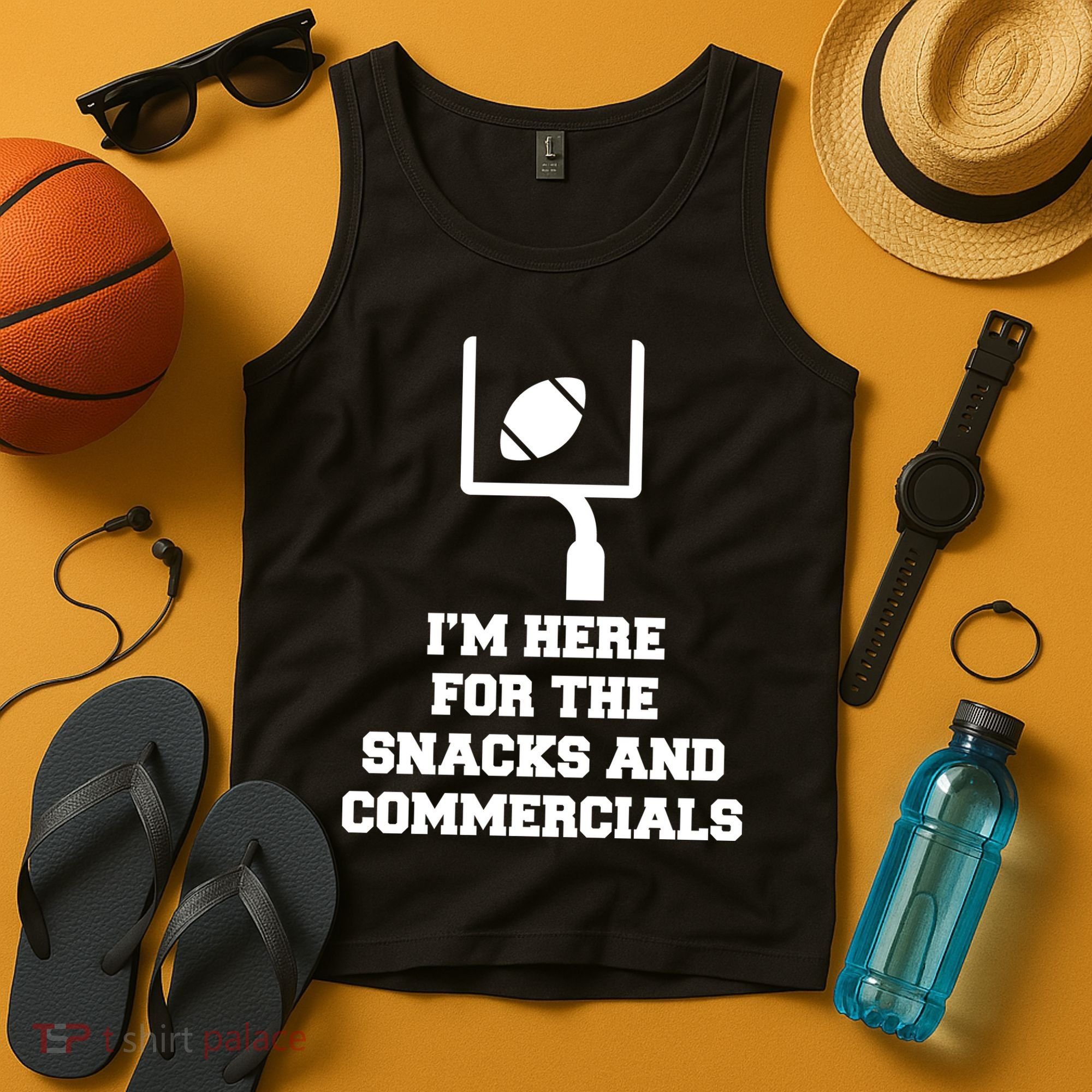 I'm Here For The Snacks And Commercials Tank Top