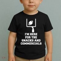 I'm Here For The Snacks And Commercials Toddler T-Shirt thumb 2