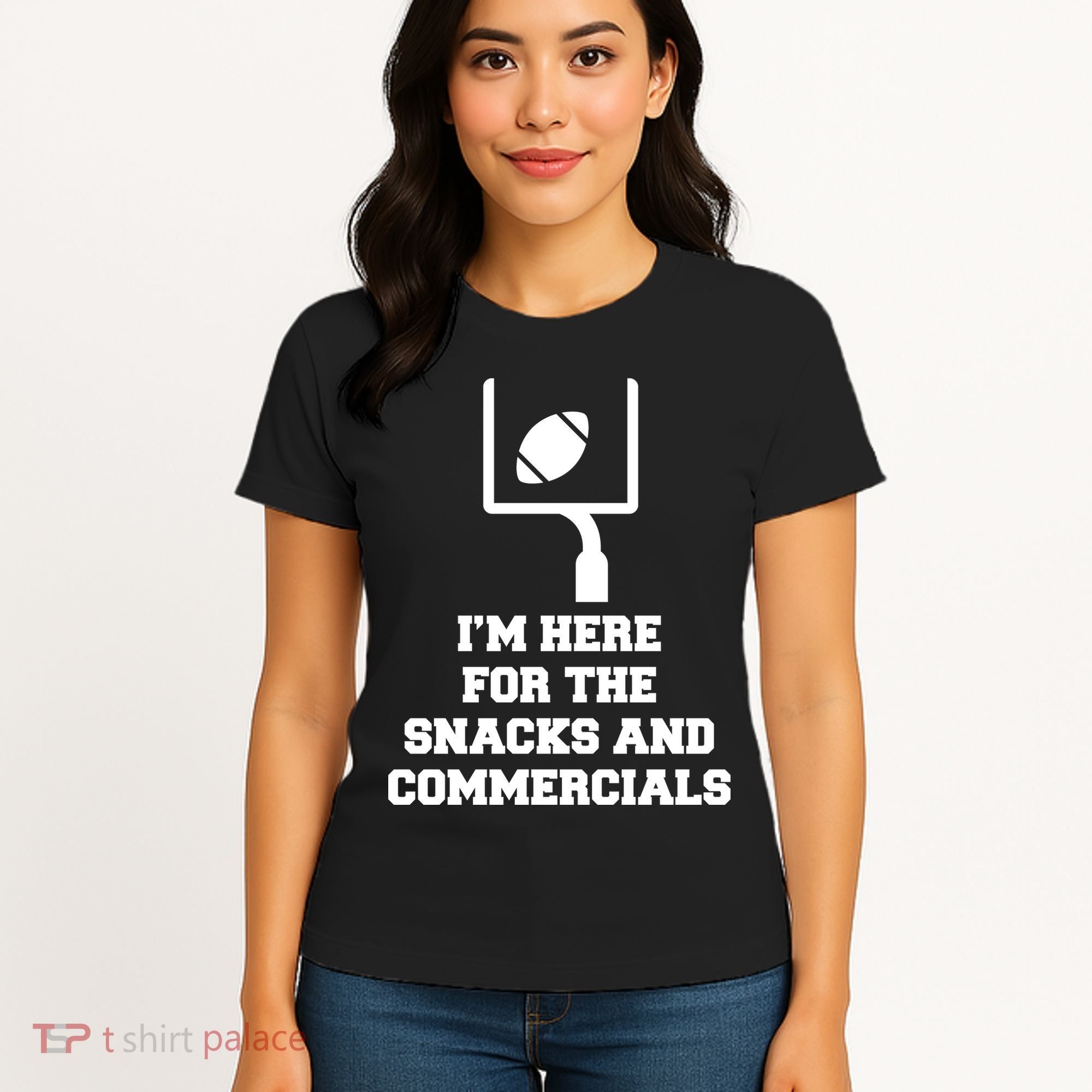 I'm Here For The Snacks And Commercials Women's T-Shirt