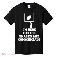 I'm Here For The Snacks And Commercials Kids T-Shirt thumb 0