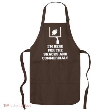 I'm Here For The Snacks And Commercials Apron