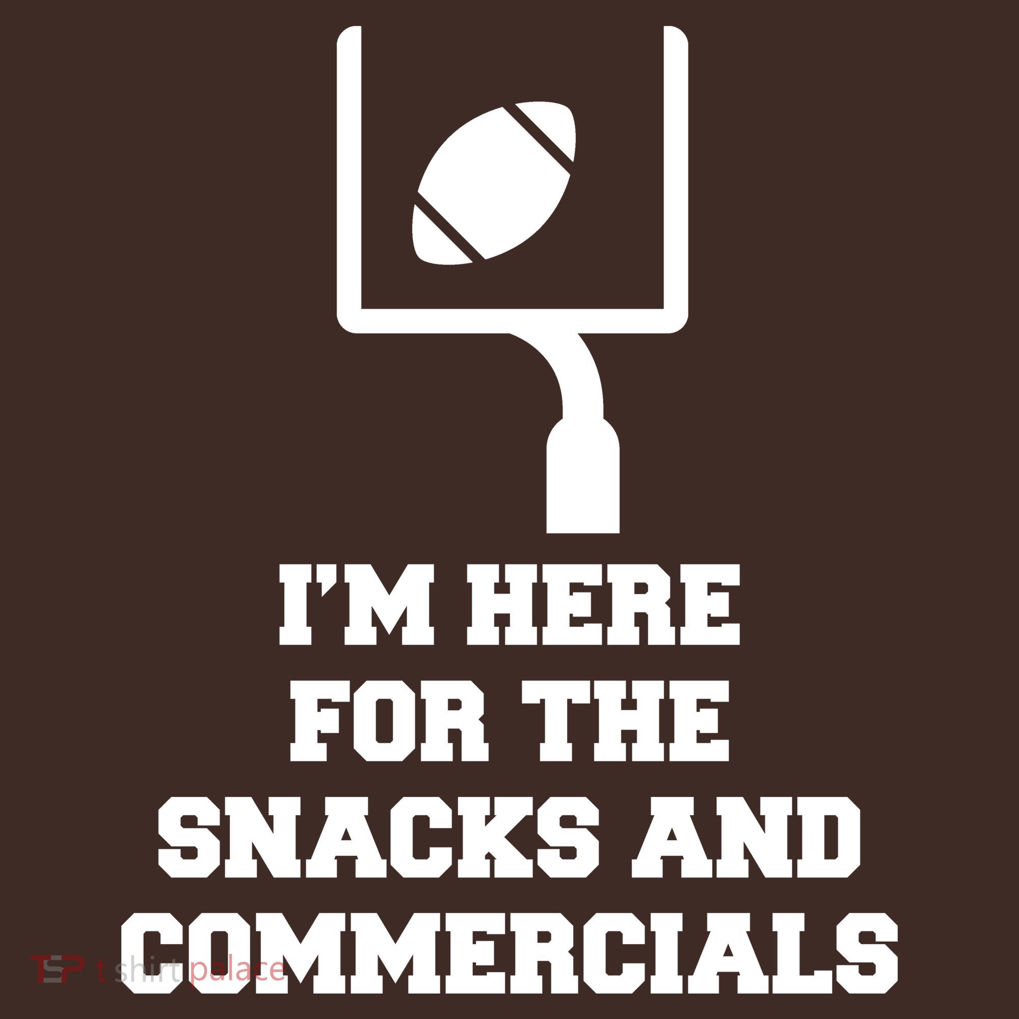 I'm Here For The Snacks And Commercials Coaster