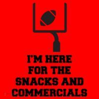 I'm Here For The Snacks And Commercials Santa Hat thumb 1