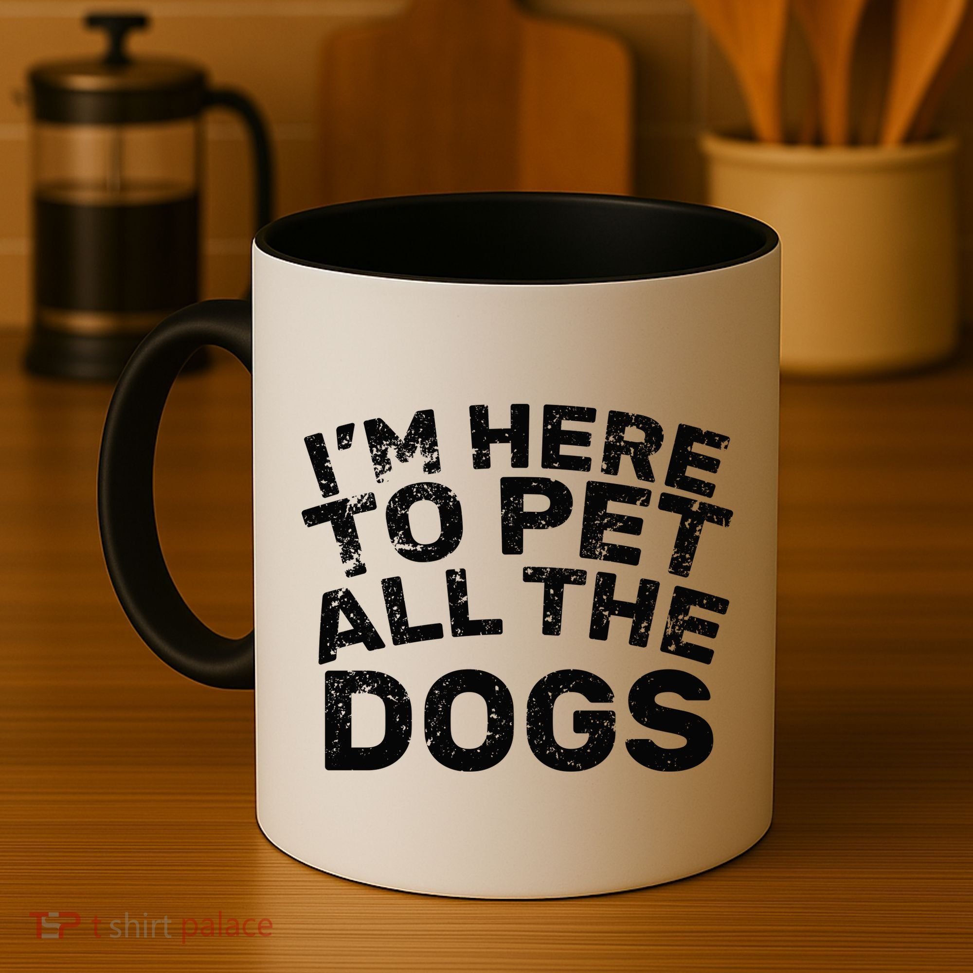 I'm Here To Pet All The Dogs Coffee Mug