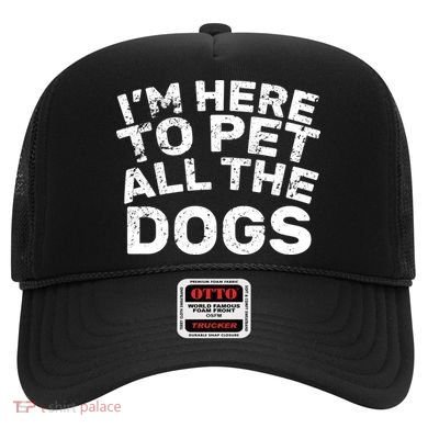 I'm Here To Pet All The Dogs Hat