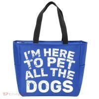 I'm Here To Pet All The Dogs Tote Bag thumb 0