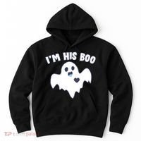 I'm His Boo Matching Halloween Hoodie thumb 0