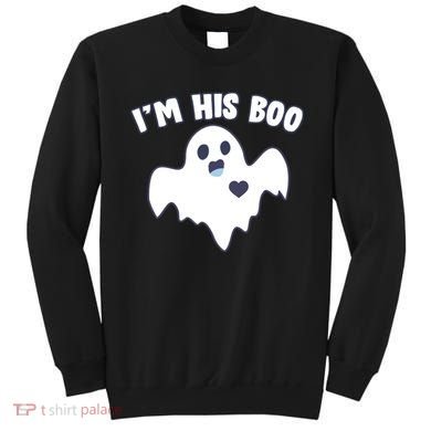I'm His Boo Matching Halloween Sweatshirt