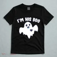 I'm His Boo Matching Halloween T-Shirt thumb 5