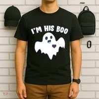 I'm His Boo Matching Halloween T-Shirt thumb 6