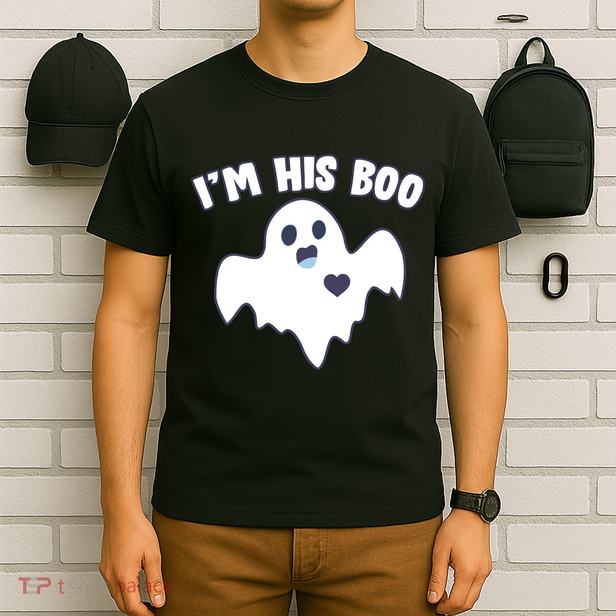 I'm His Boo Matching Halloween T-Shirt