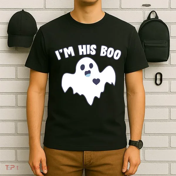 I'm His Boo Matching Halloween T-Shirt