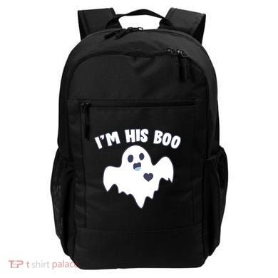 I'm His Boo Matching Halloween Backpack