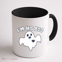 I'm His Boo Matching Halloween Coffee Mug thumb 1