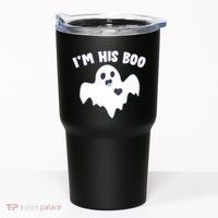 I'm His Boo Matching Halloween Tumbler thumb 0