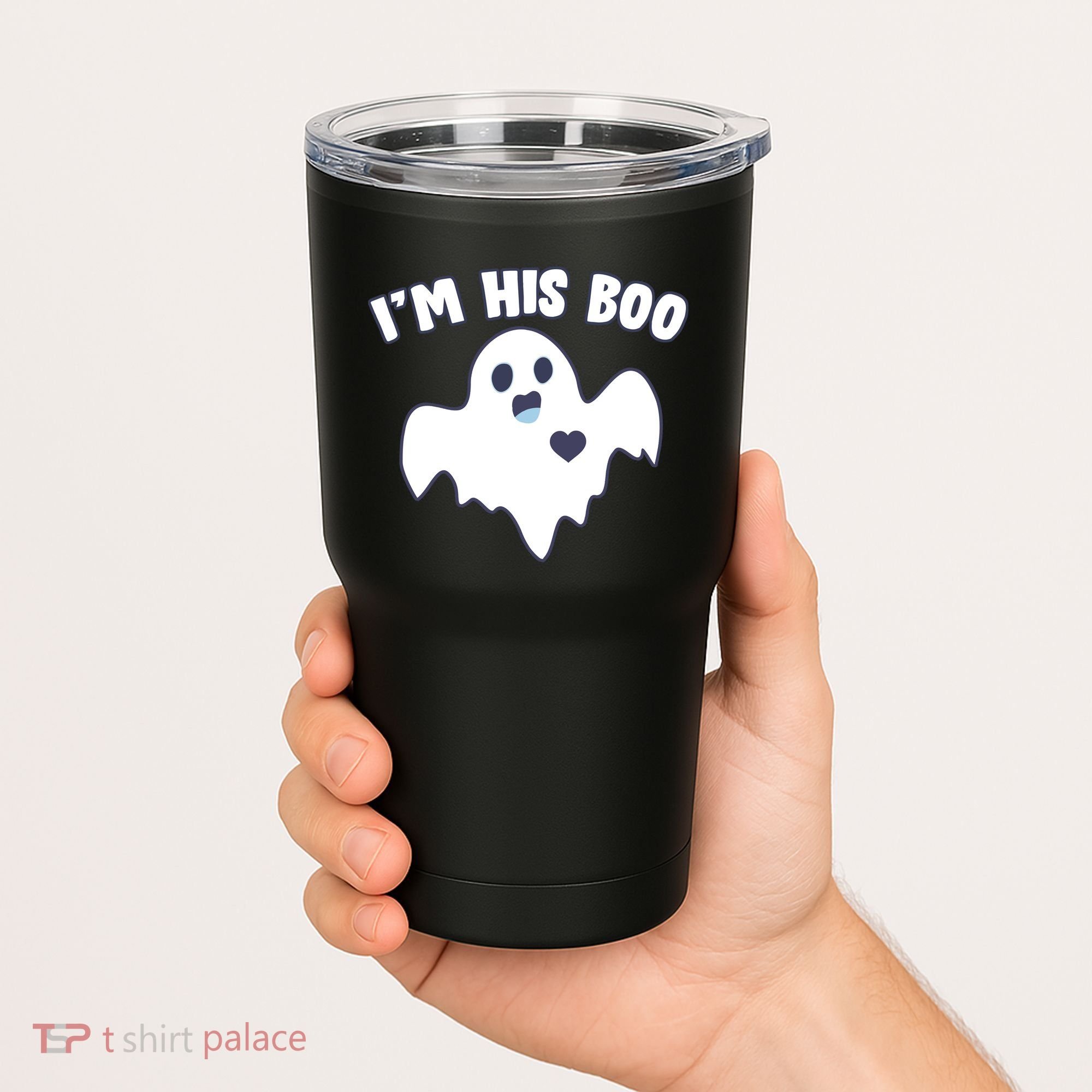 I'm His Boo Matching Halloween Tumbler