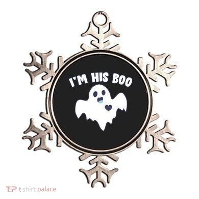 I'm His Boo Matching Halloween Ornament